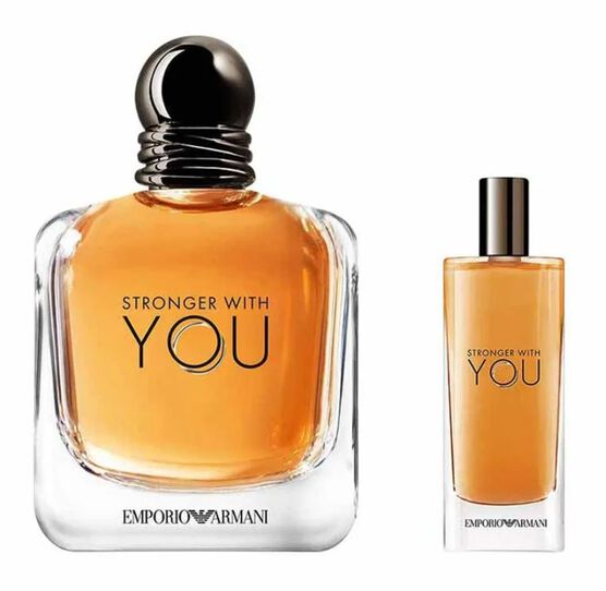 Kit Coffret Giorgio Armani Stronger With You Masculino Eau de Toilette
